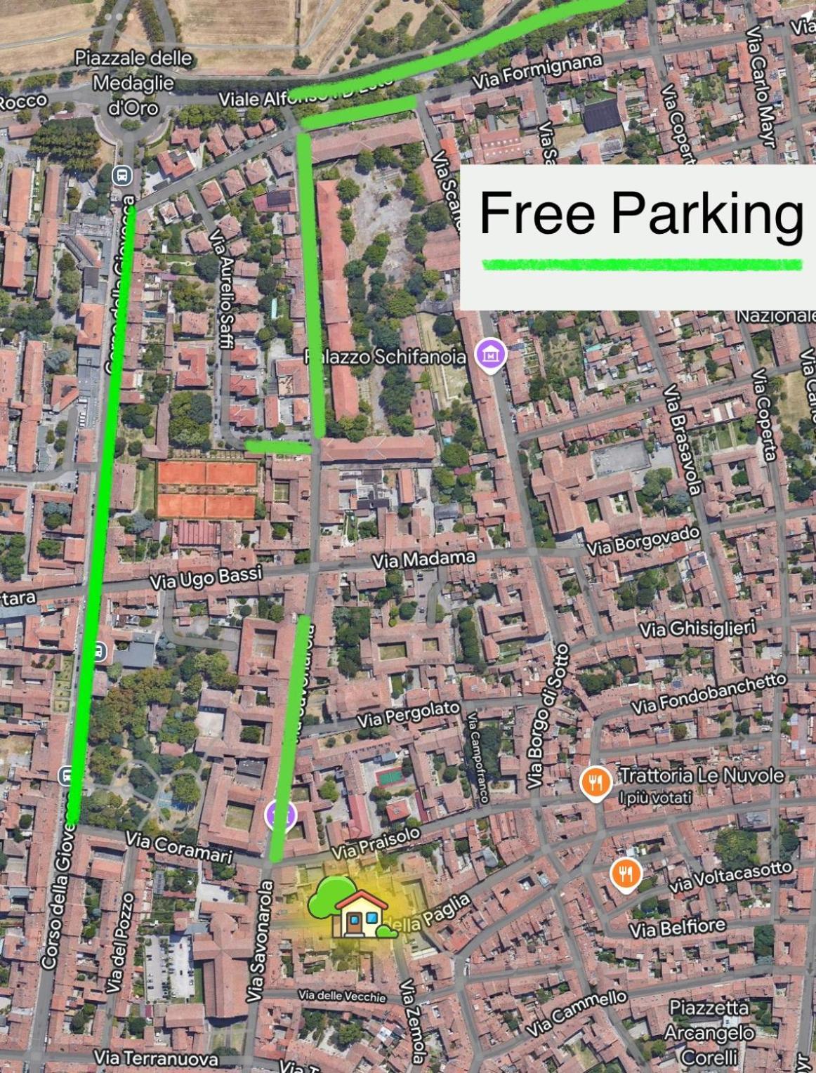 Oasi Rinascimentale Con Giardino In Centro Ferrara Lejlighed Eksteriør billede